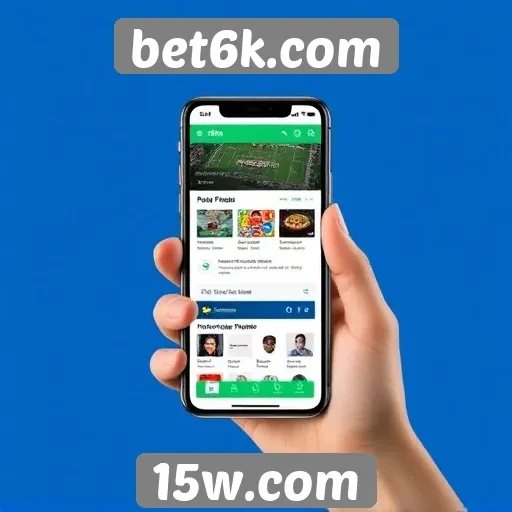 Experiência do usuário em dispositivos móveis no bet6k
