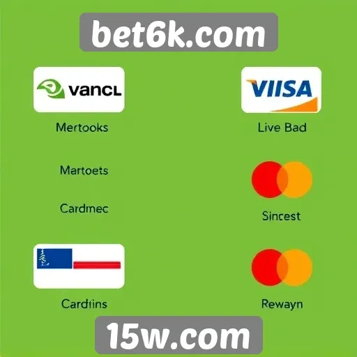 Métodos de pagamento disponíveis no bet6k.com
