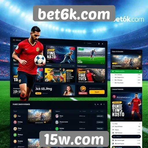 Interface do usuário do site bet6k é amigável